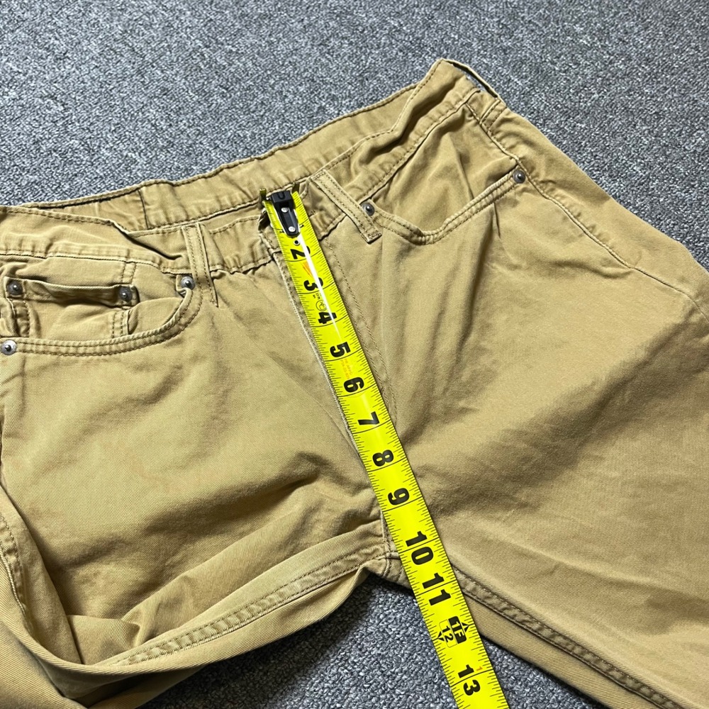 Levi's 514 Straight Fit Pants 32x32 Tan Khaki Cotton Casual - Picture 6 of 8